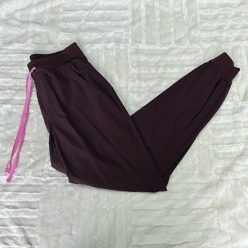 Dark Fig Zamora High Waisted FREEx - Jogger Scrub Pants 2.0